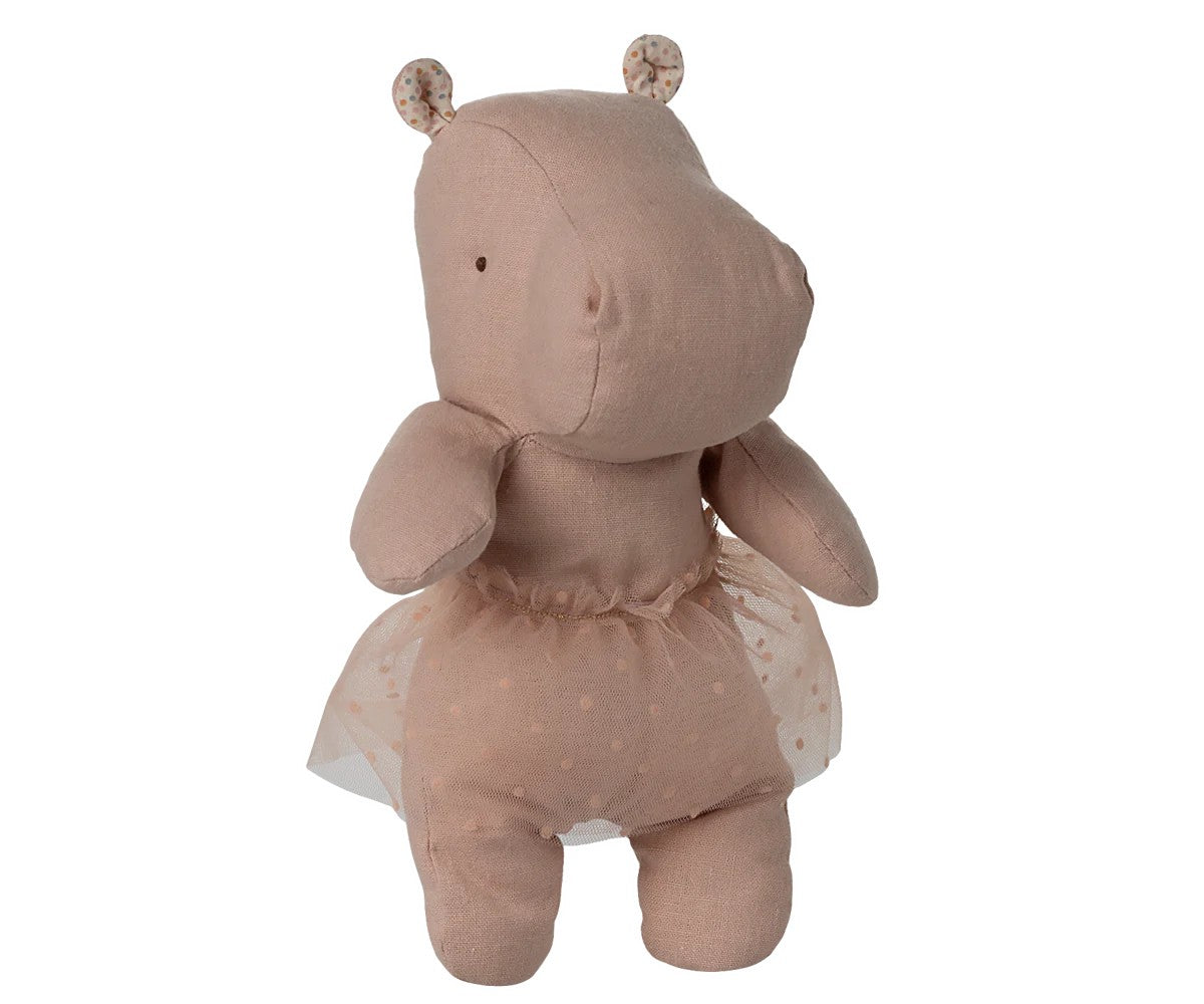 Maileg - Hippo med Kjol Rosa