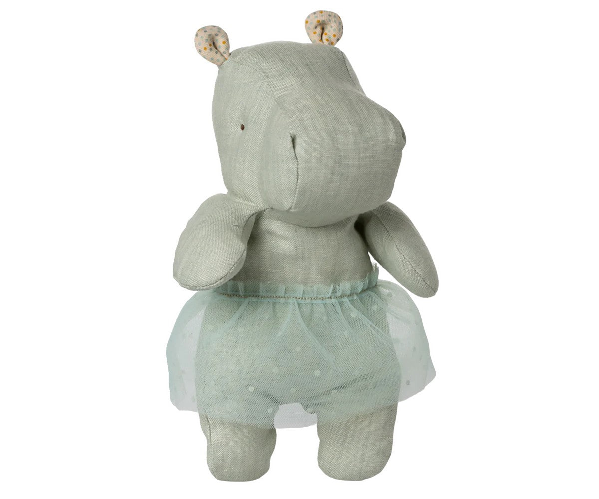 Maileg - Hippo with Skirt Mint