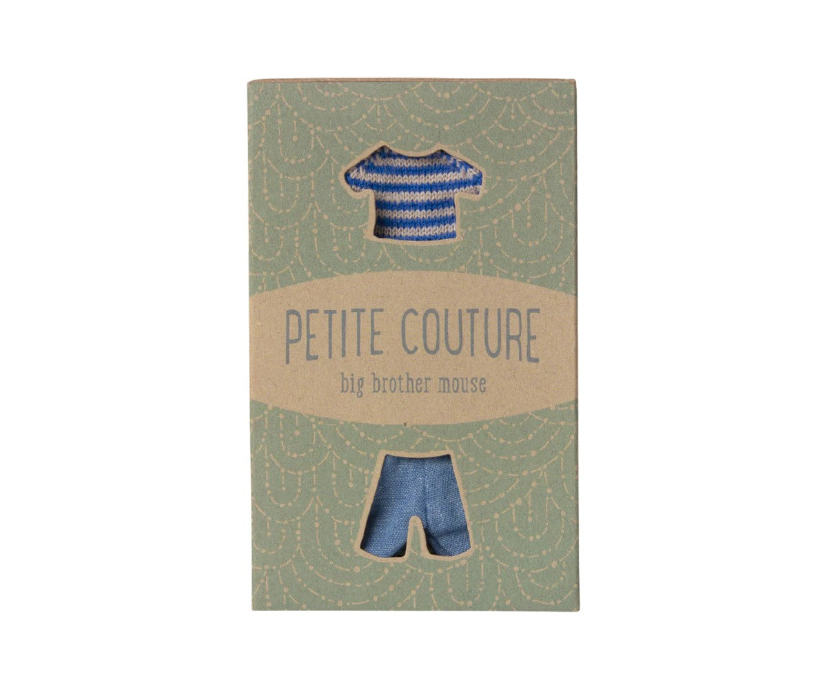 Maileg - Kläder till Storebror, Stickad tröja och Byxor