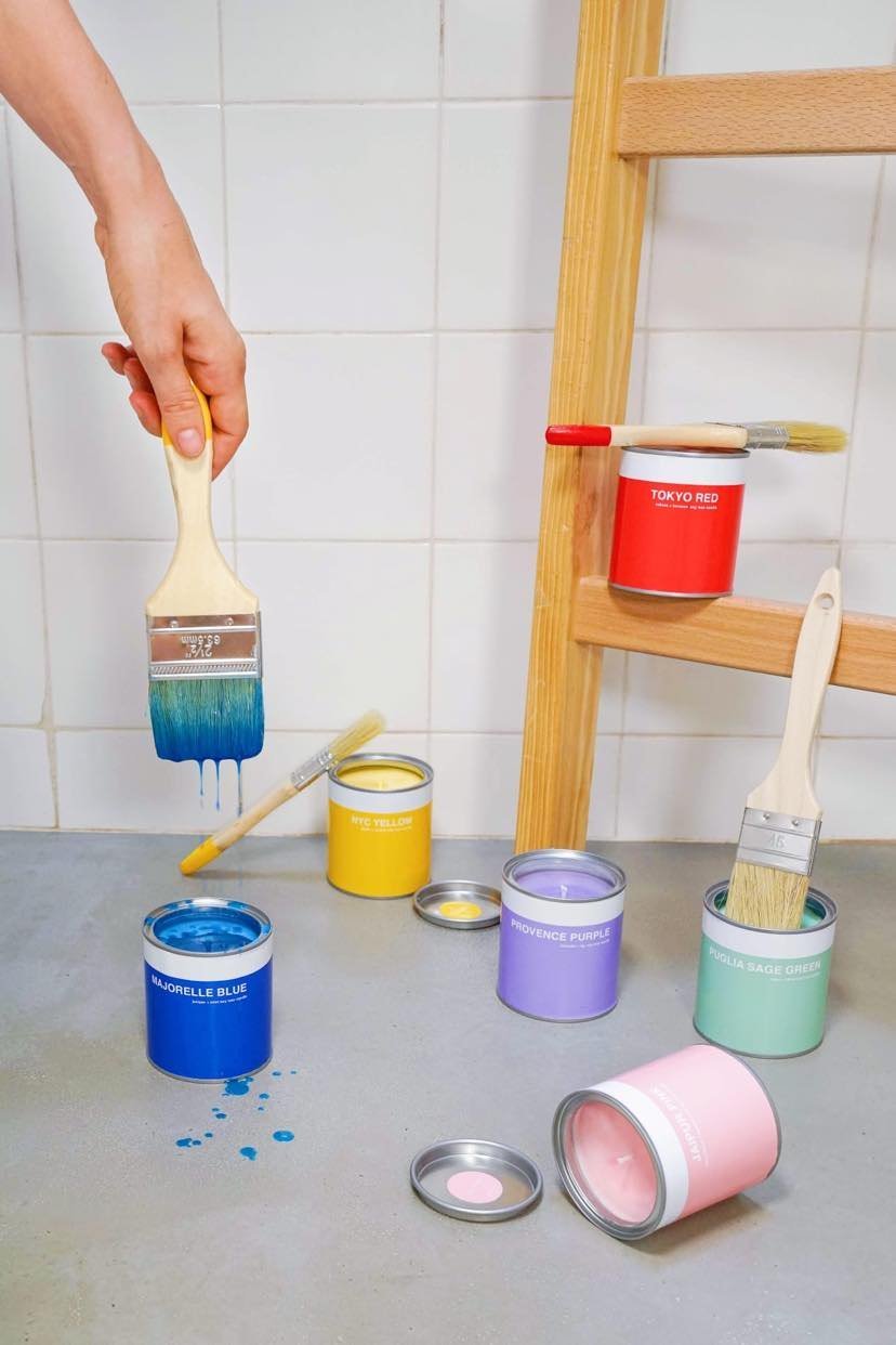 Doftljus - Mediterranean blue (sea sand + orange blossom)