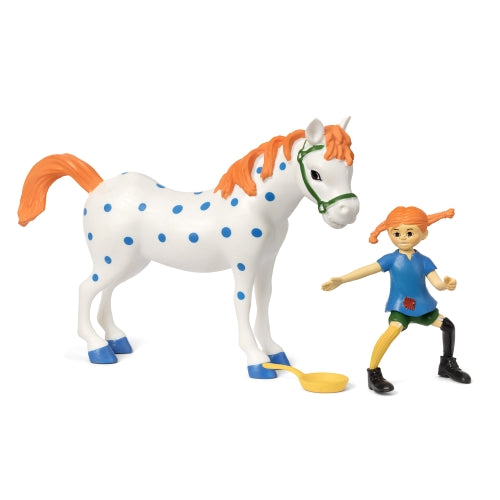 Pippi Figurset - Pippi & Lilla Gubben set