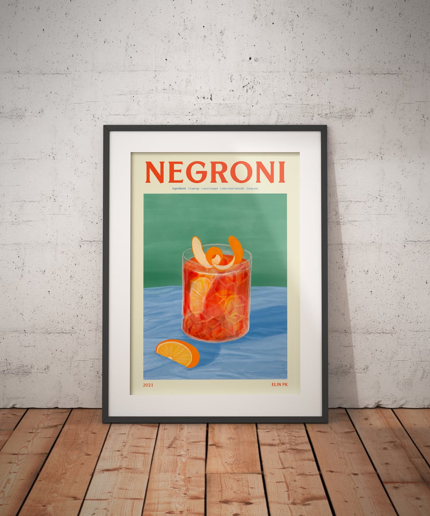Elin PK Poster - Negroni