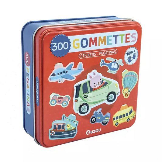 Klistermärken i Metallåda - Fordon