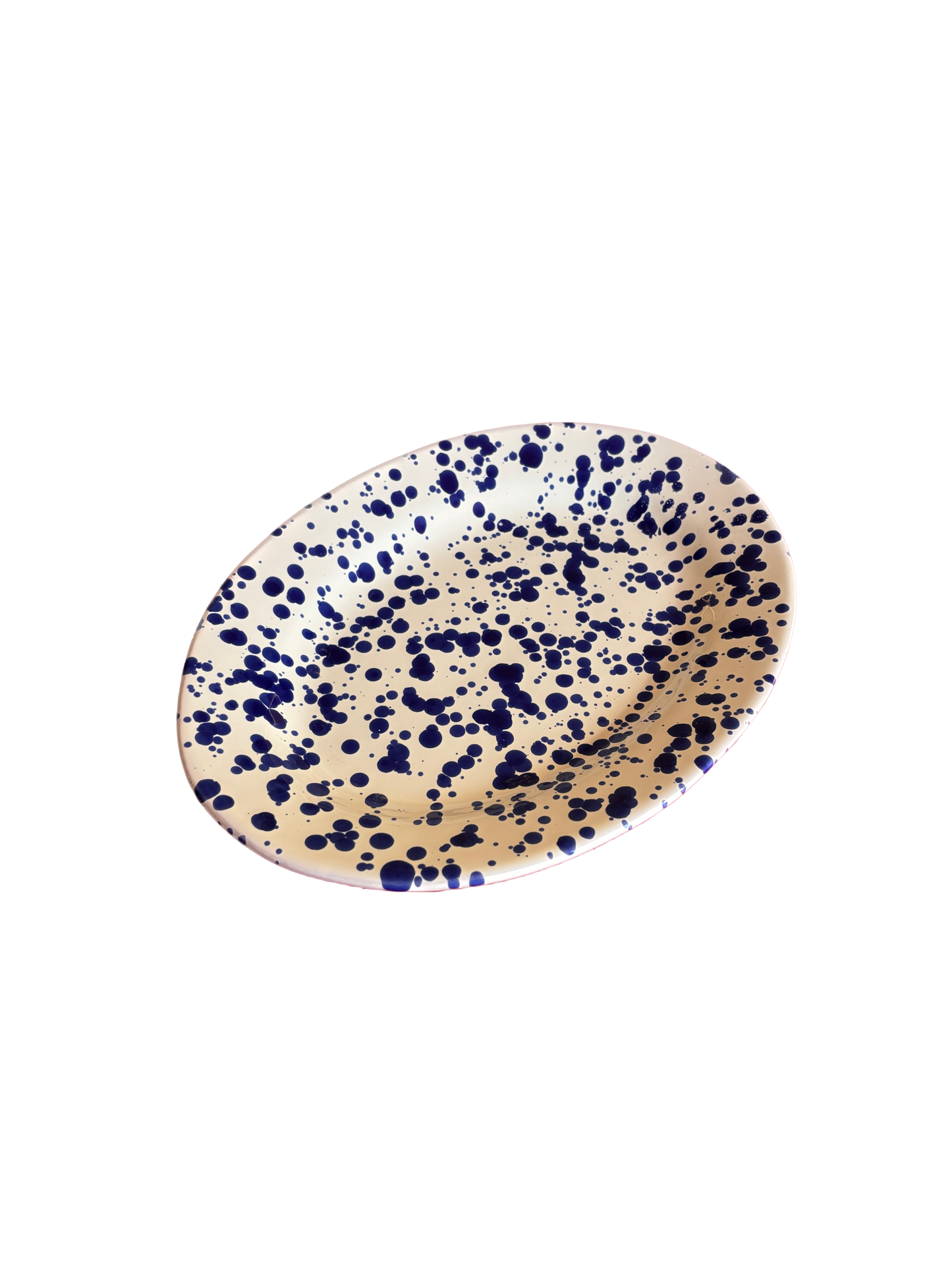 Ovalt Fat - Spruzzi Blå