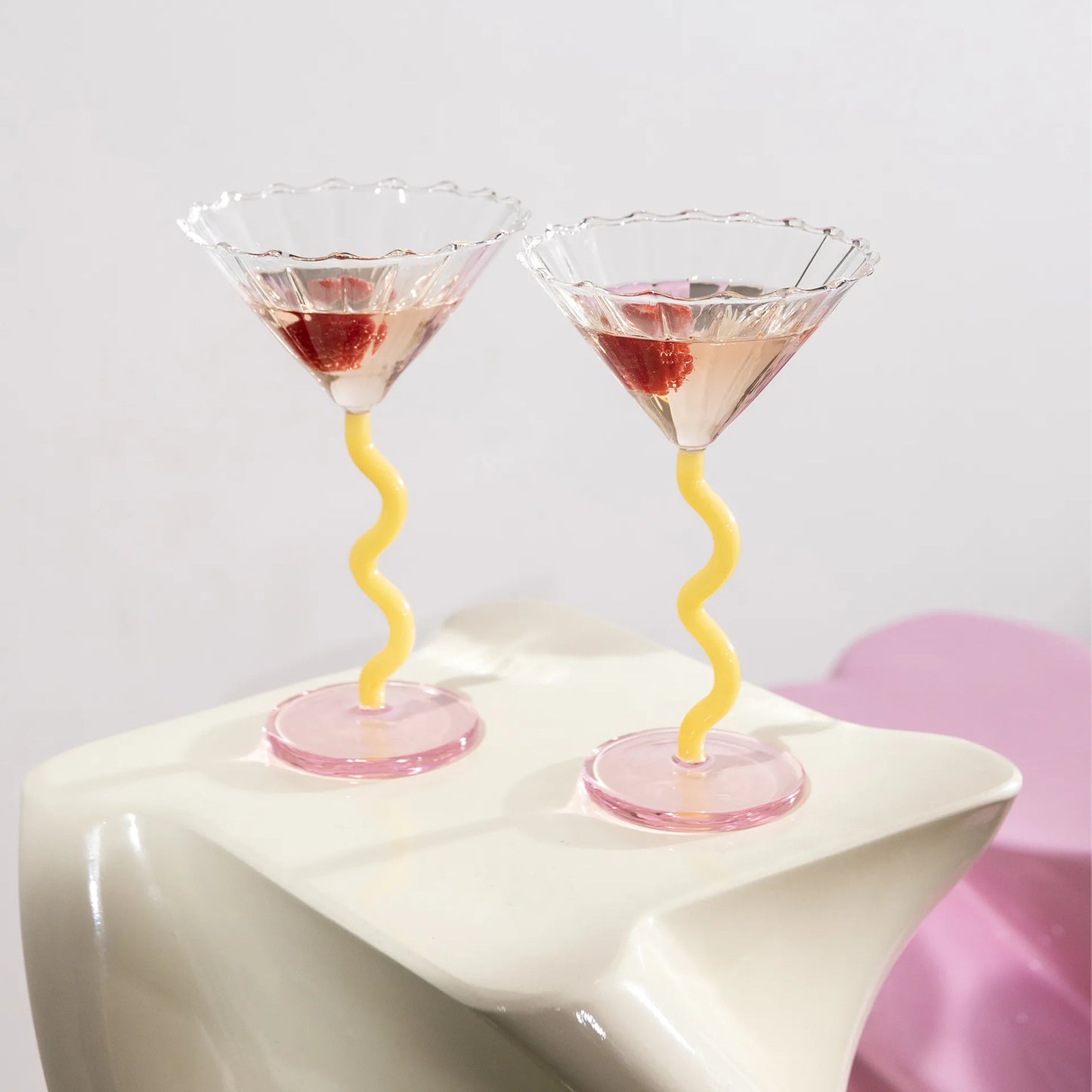 Coupeglas Curve Caramel 2-pack