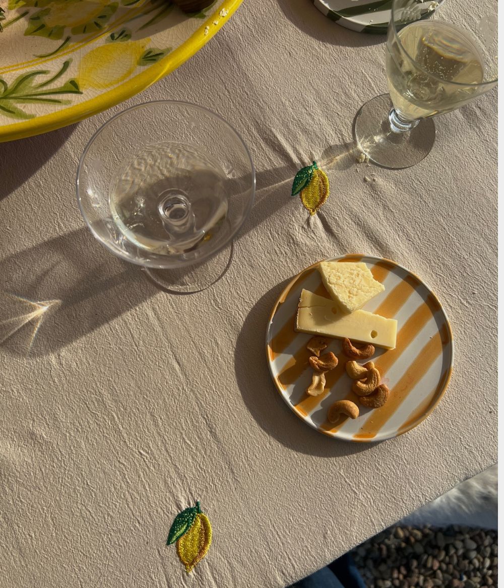 Midnatt - Bordsduk Lemon