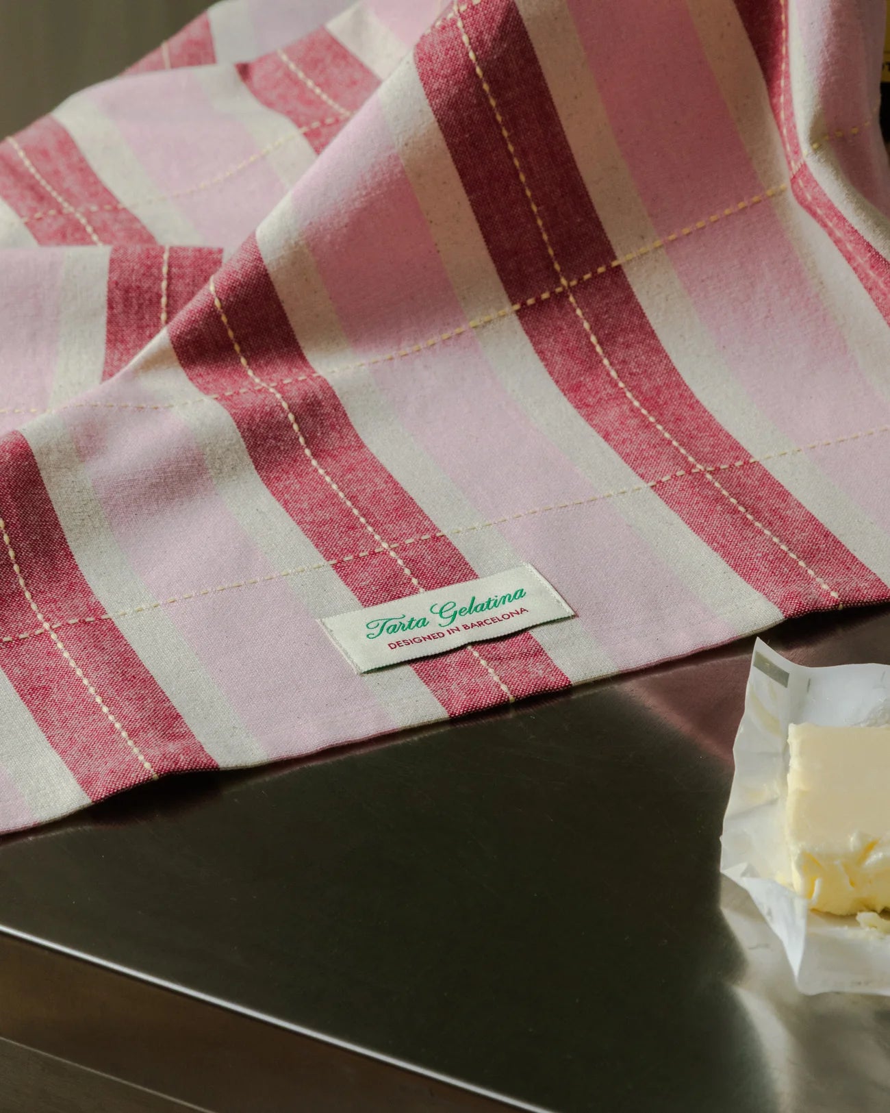 Kökshandduk Burgundy/Pink