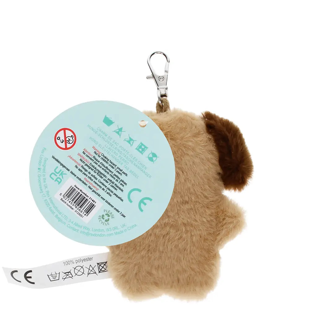 Dog Keyring Bag Charm