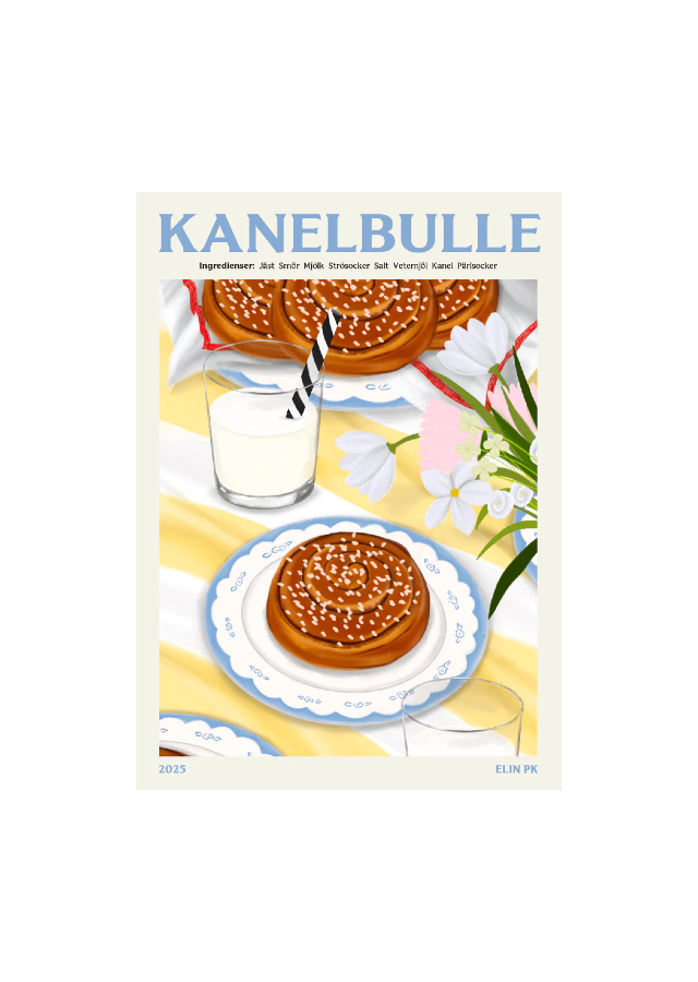Elin PK Poster - Kanelbulle