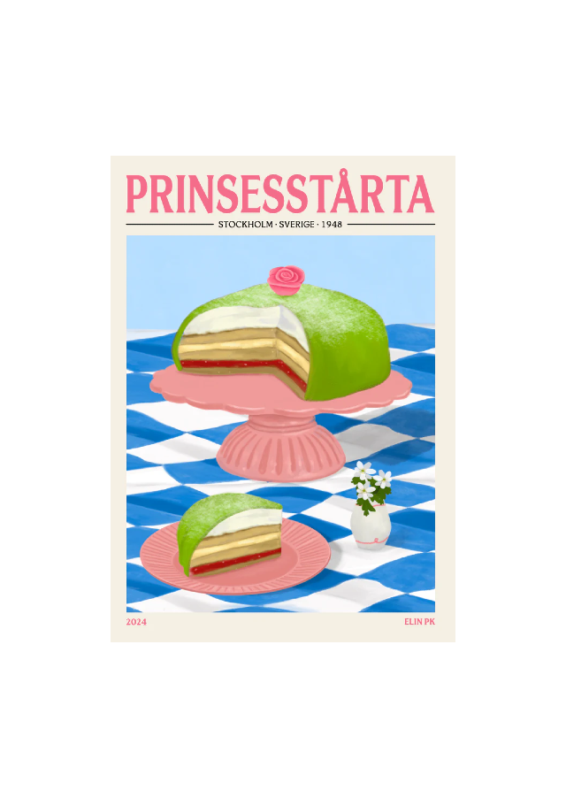 Elin PK Poster - Prinsesstårta