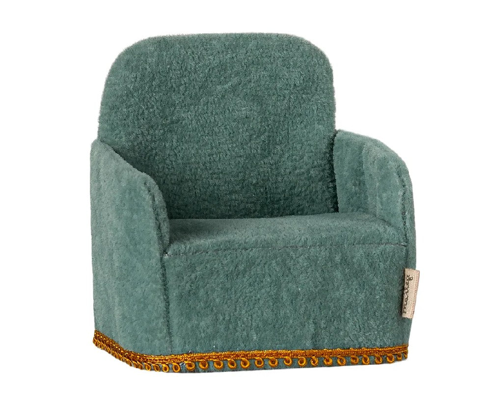 Maileg - Armchair, 2-pack Blue