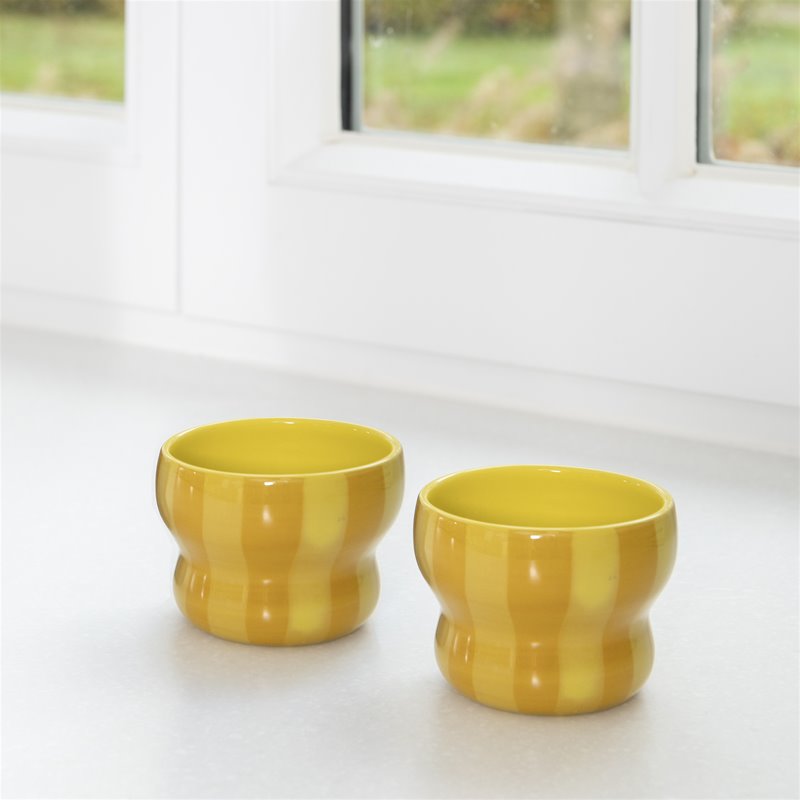 Mugg Circus - Gul 2-pack