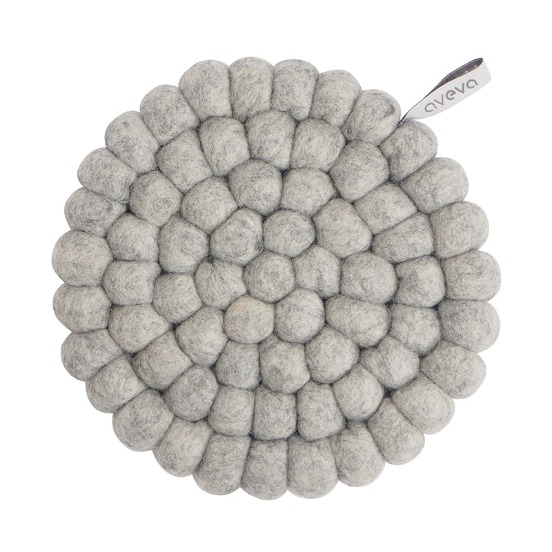 Trivet Round Light Grey