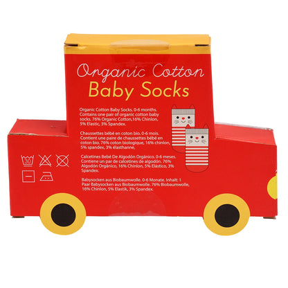 Baby Socks Red Cat