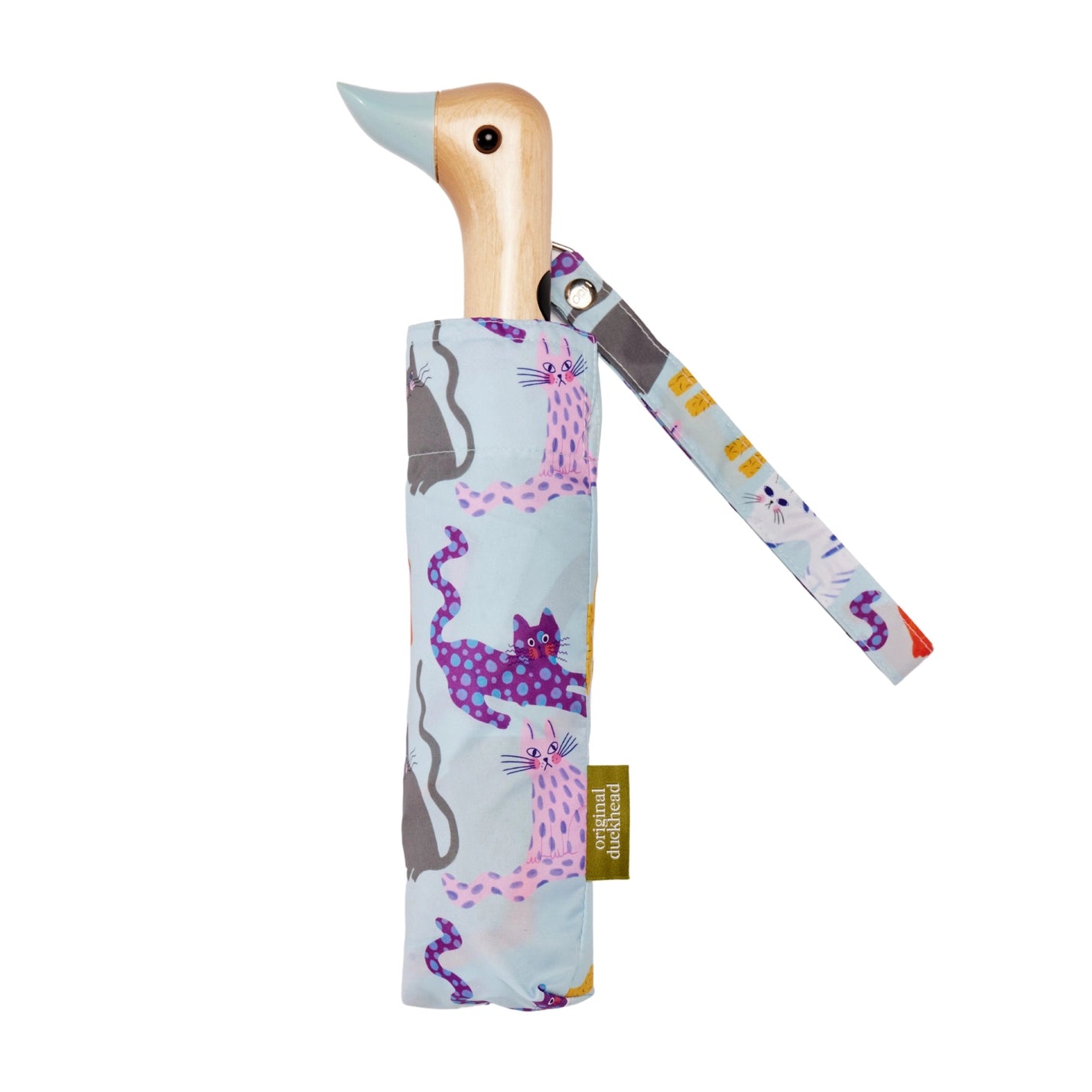 Duck Umbrella - Kattmönster