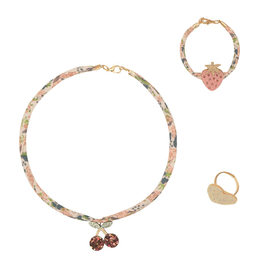 Jewelry set Cherry