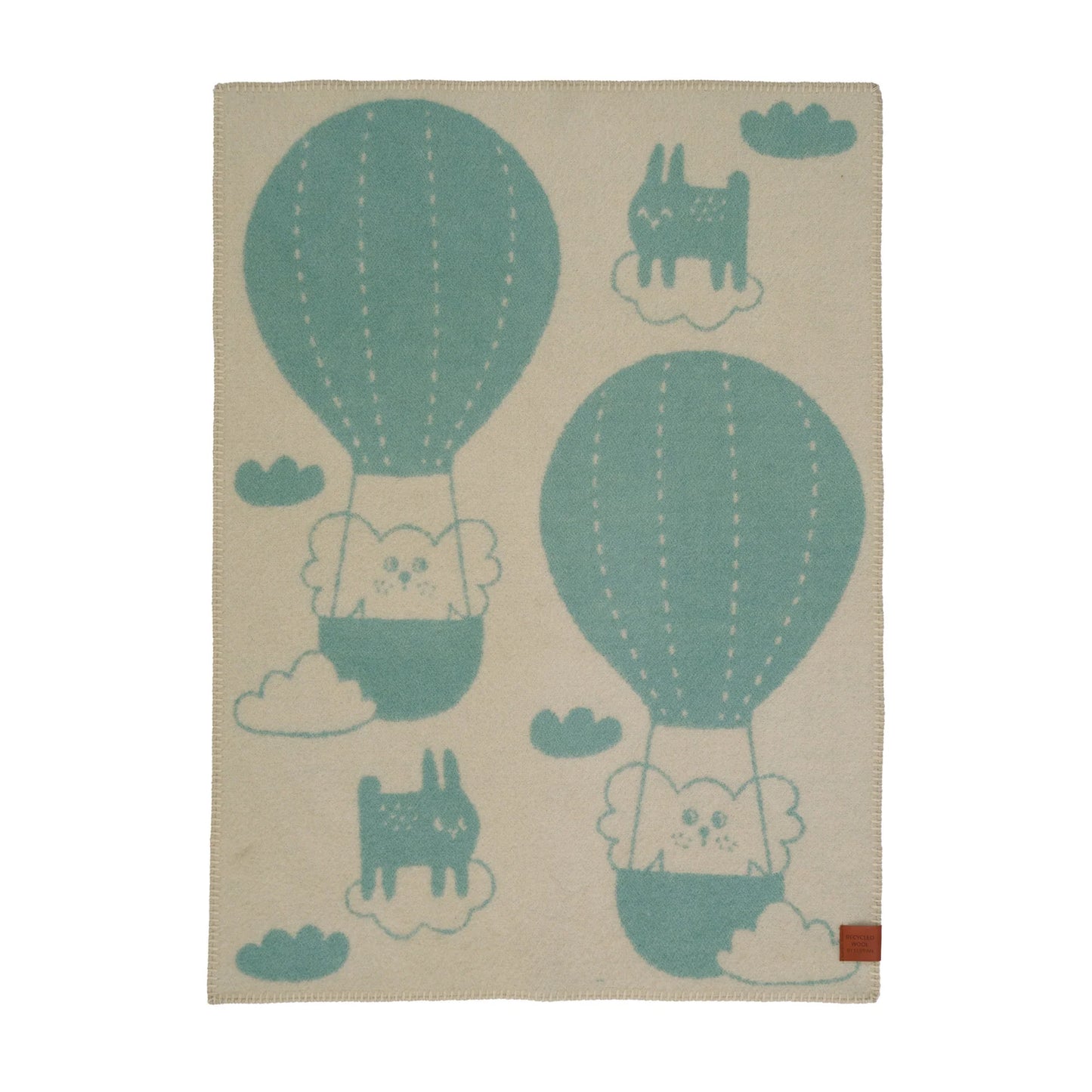 Balloon Barnfilt Wool Blue
