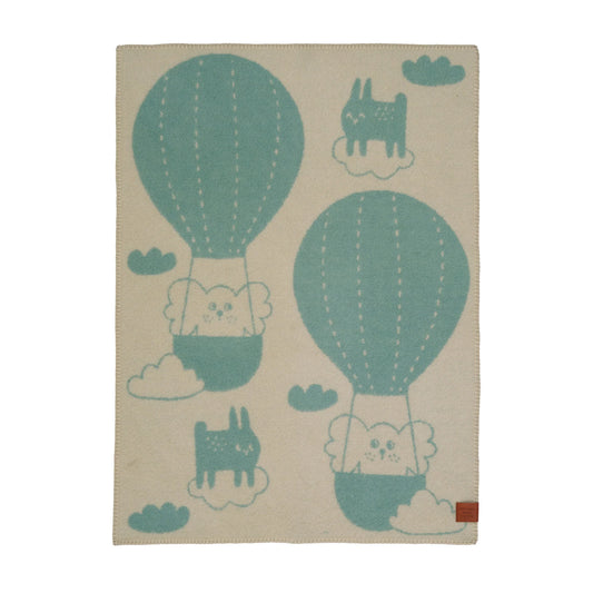 Balloon Barnfilt Wool Blue
