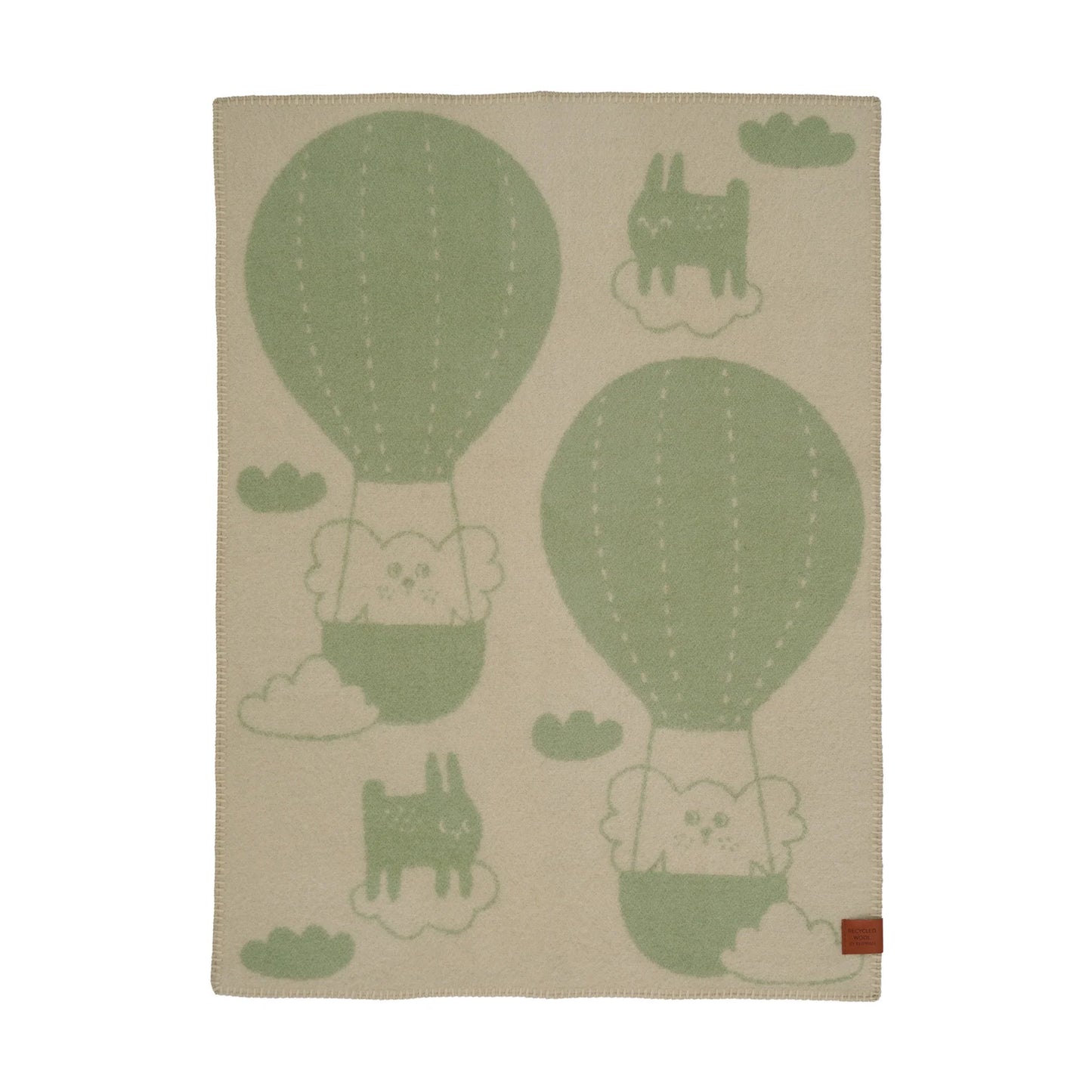 Balloon Barnfilt Wool Green