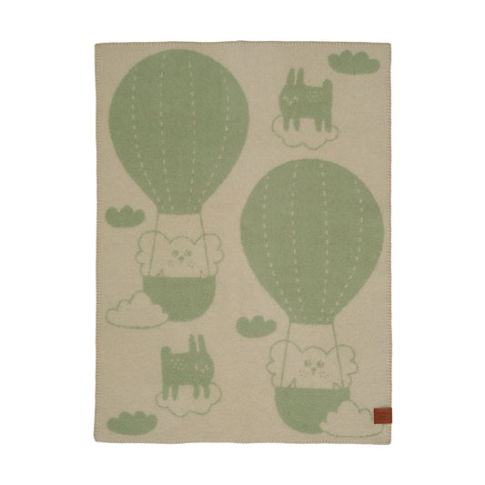 Balloon Barnfilt Wool Green