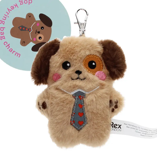 Dog Keyring Bag Charm