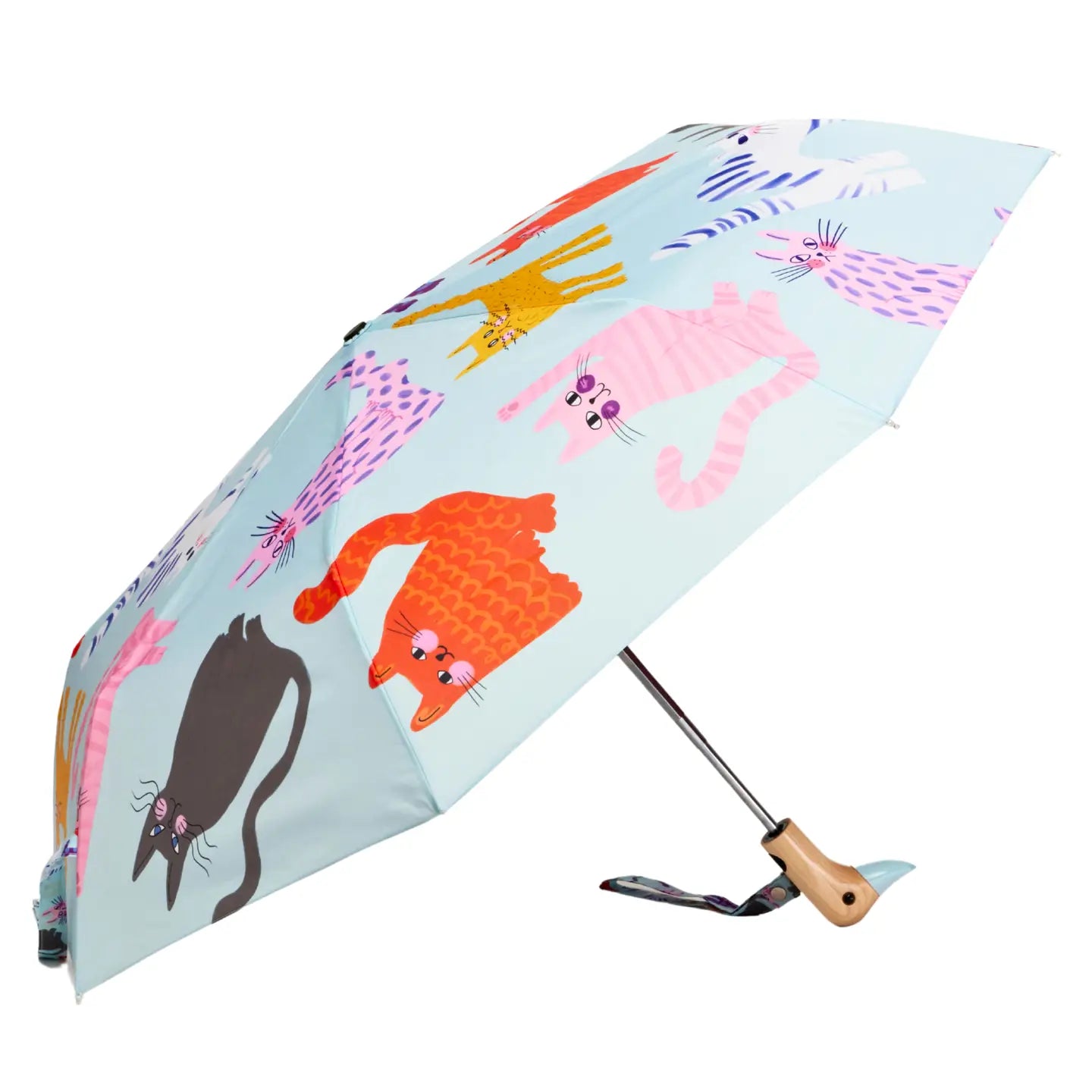 Duck Umbrella - Kattmönster