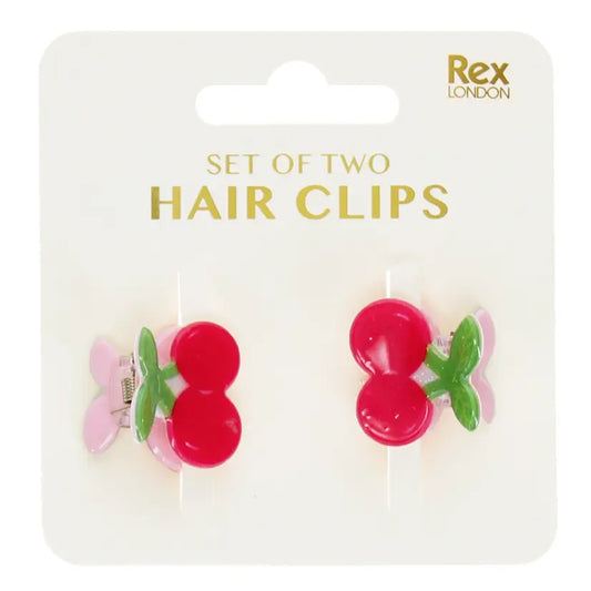 Hair Clips Cherry