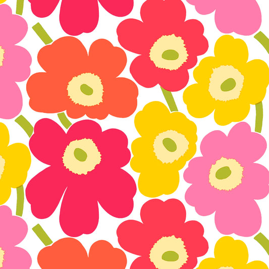 Servetter - Marimekko Mini Unikko Pink Yellow