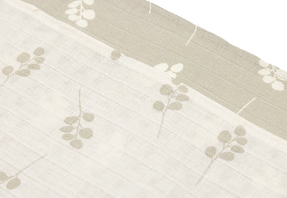 Muslinfiltar - Twig Olive Green 3-pack
