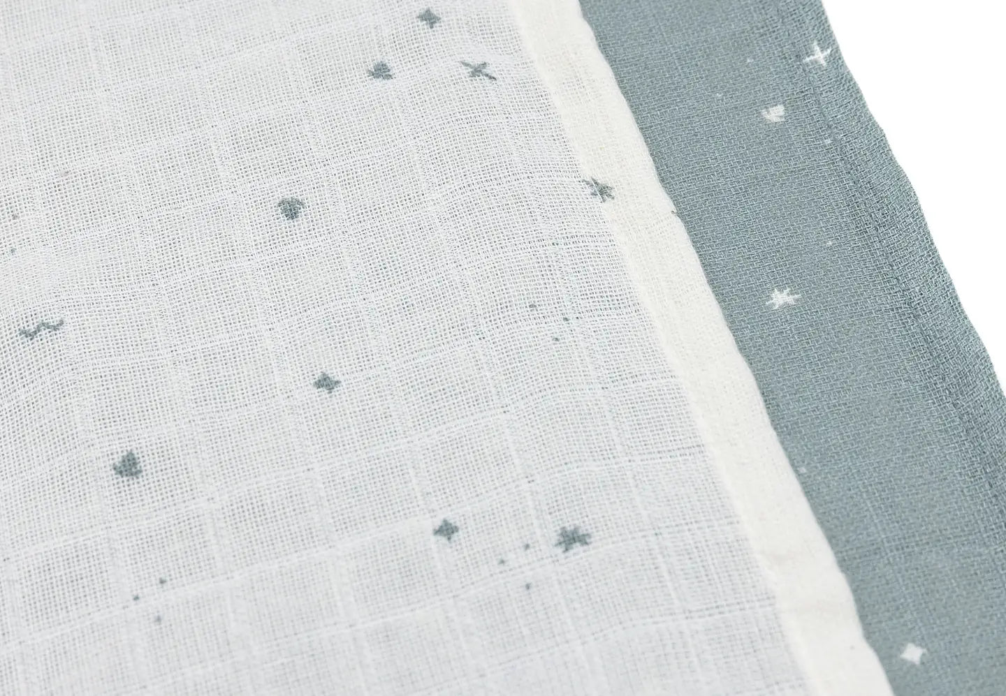 Muslinfiltar - Twinkling Sea Green 3-pack