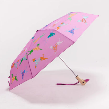 Duck Umbrella - Dogs in Pink