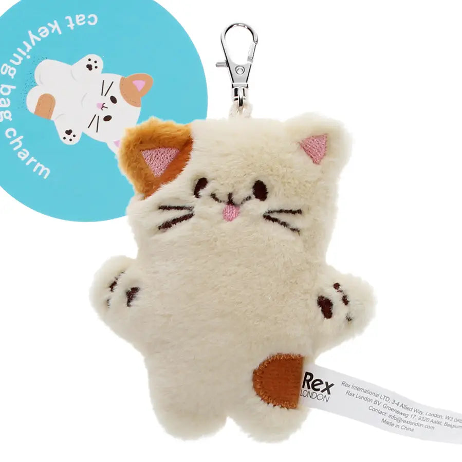 Cat Keyring Bag Charm