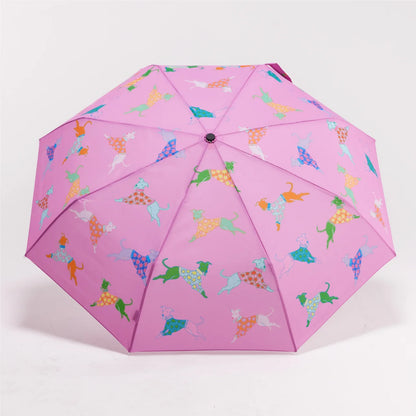 Duck Umbrella - Dogs in Pink