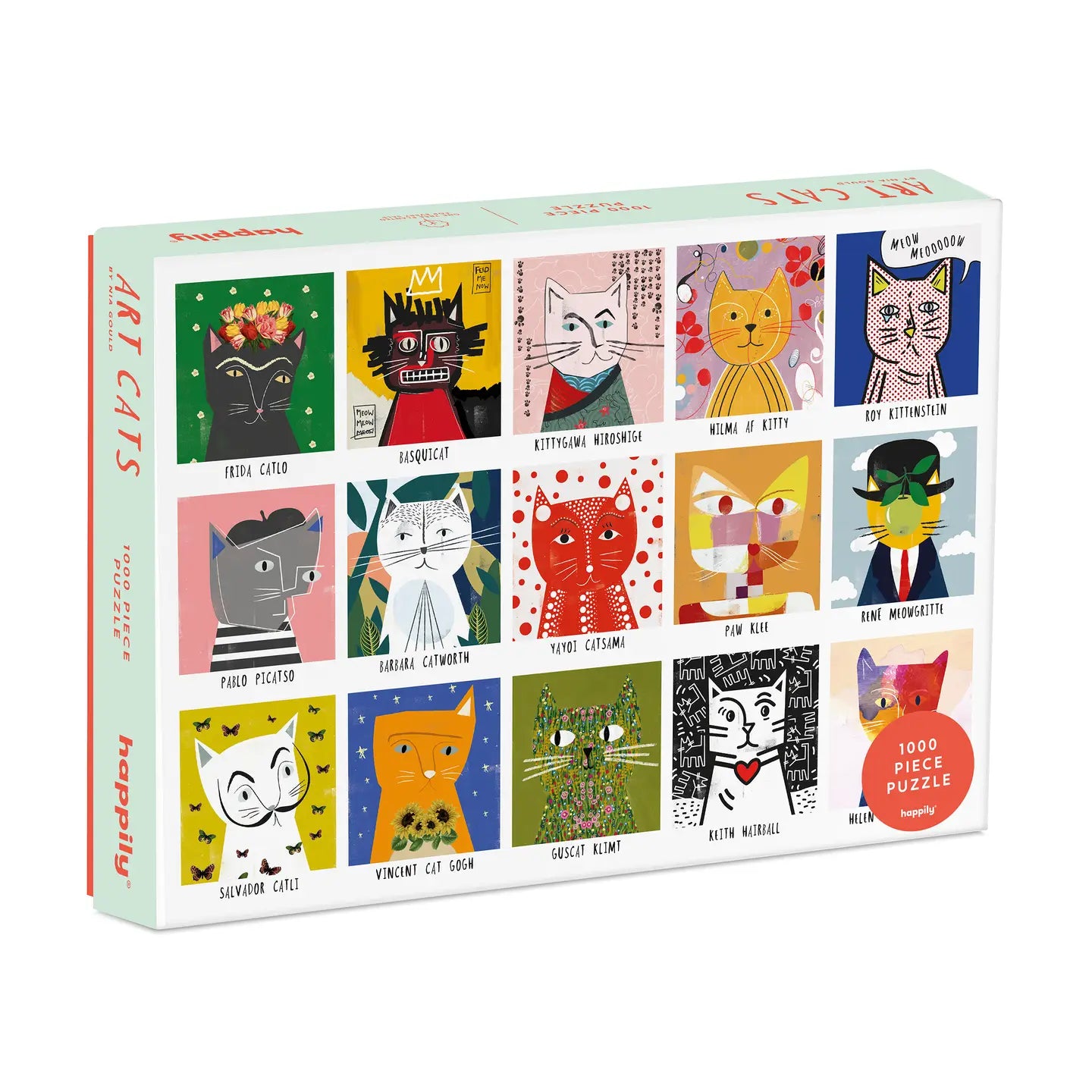 Pussel 1000 bitar - Art Cats