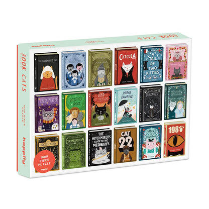 Pussel 1000 bitar - Book Cats
