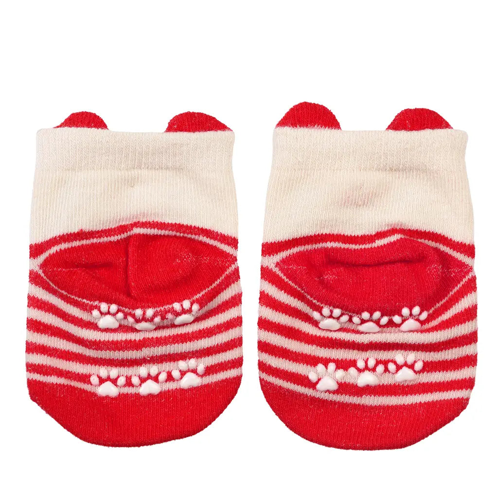Baby Socks Red Cat