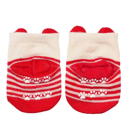 Baby Socks Red Cat