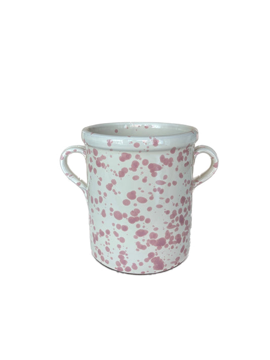 Kruka med handtag - Spruzzi Rosa