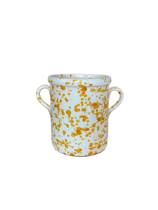 Kruka med handtag - Spruzzi Gul