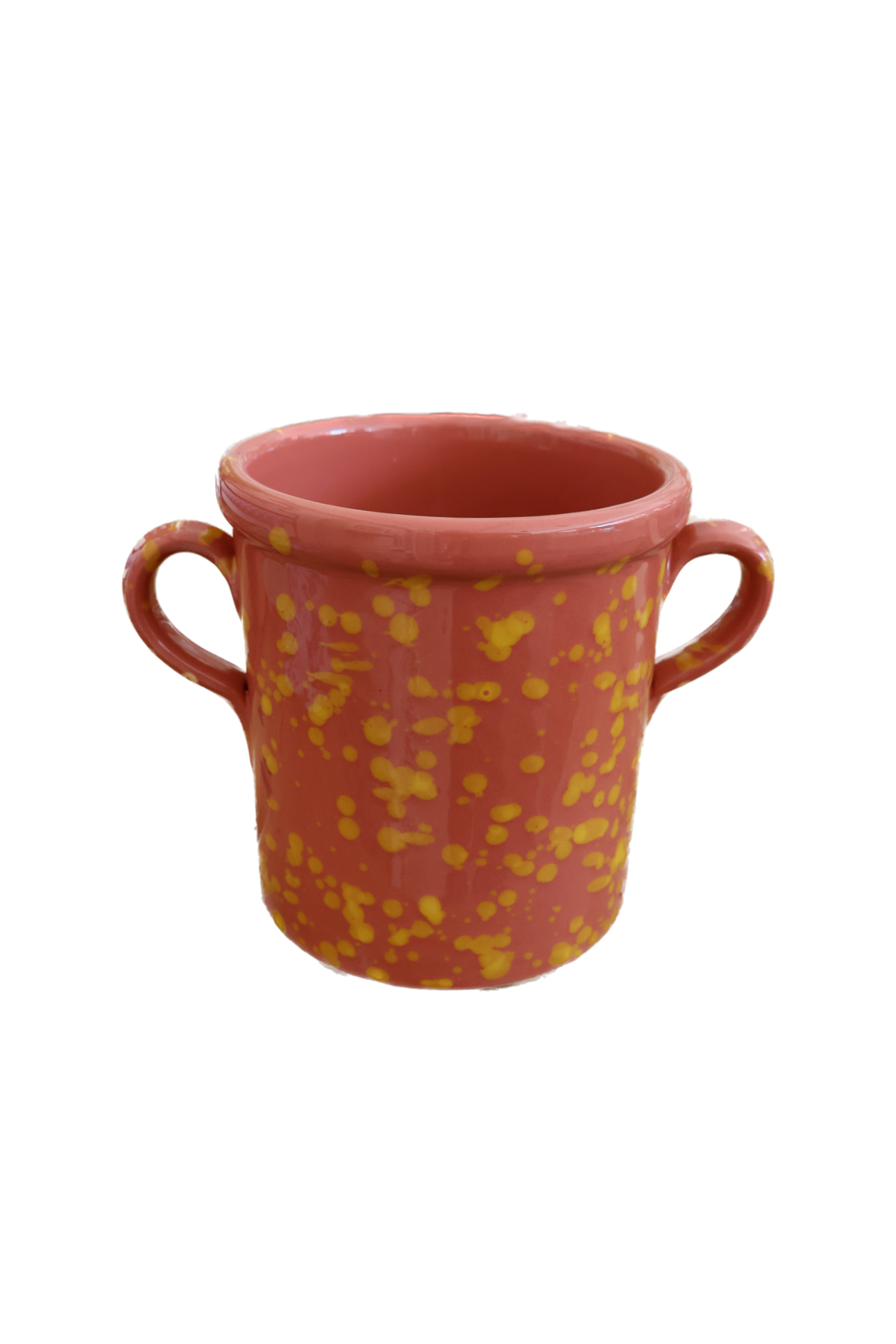 Kruka med handtag - Spruzzi Confetti Pesca