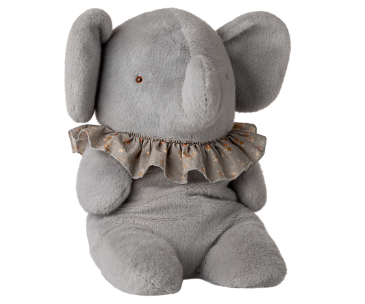 Elefant - Stor, Plush Grå
