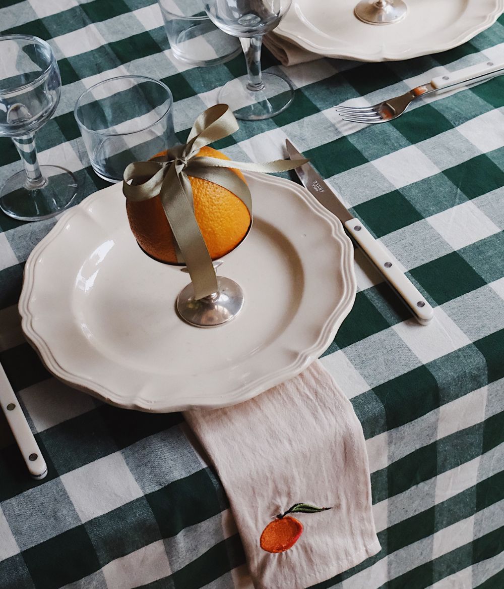 Midnatt - Bordsduk Elsa Grön