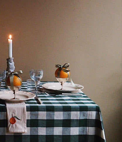 Midnatt - Bordsduk Elsa Grön