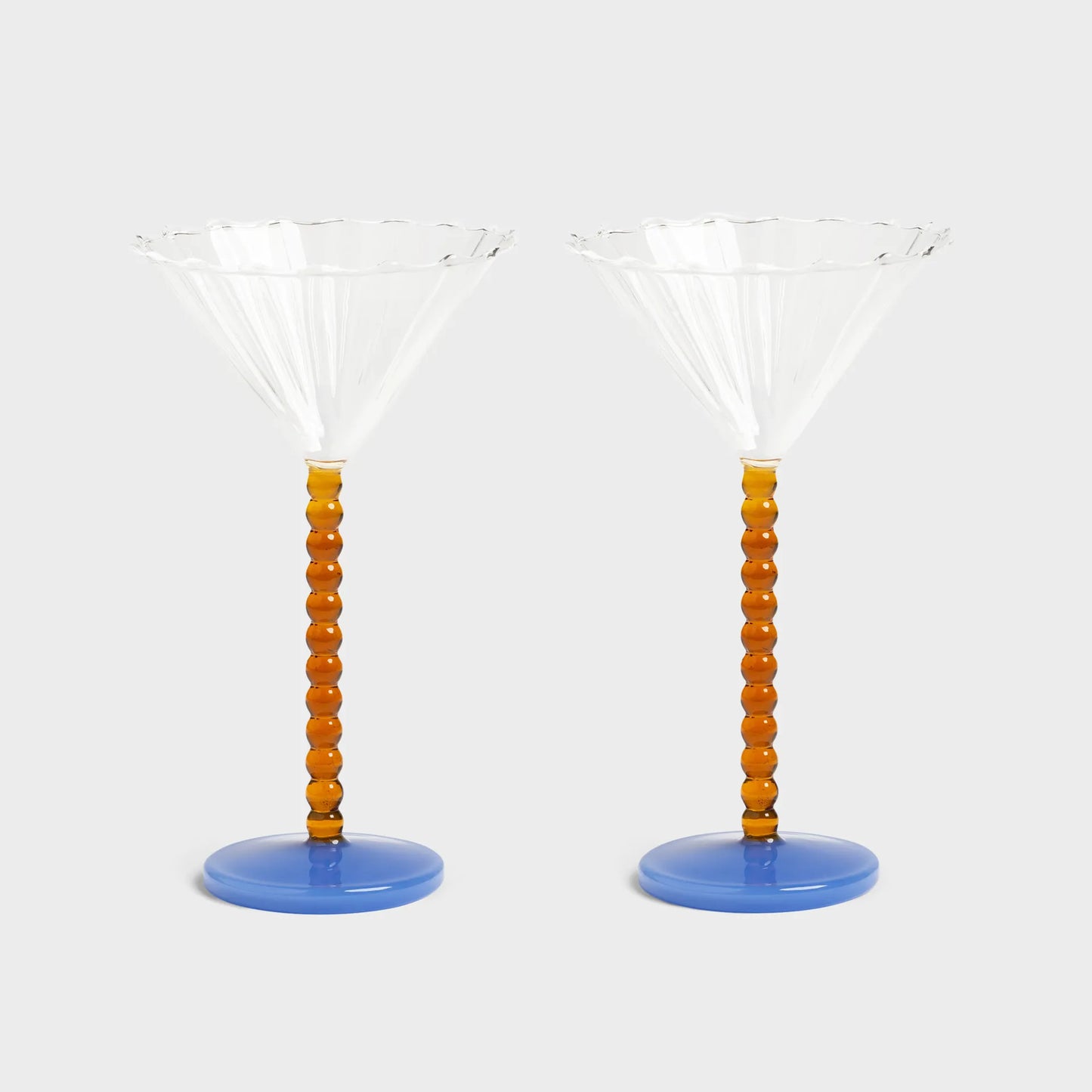 Coupeglas Perle Amber 2-pack