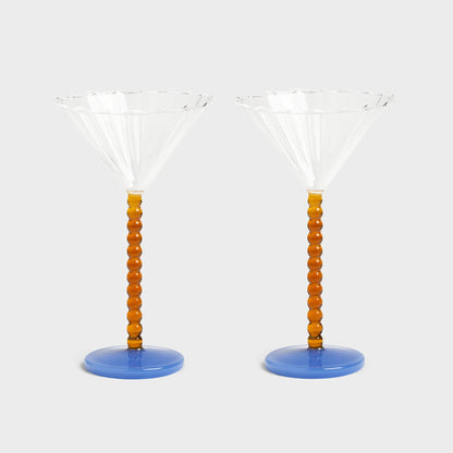 Coupeglas Perle Amber 2-pack