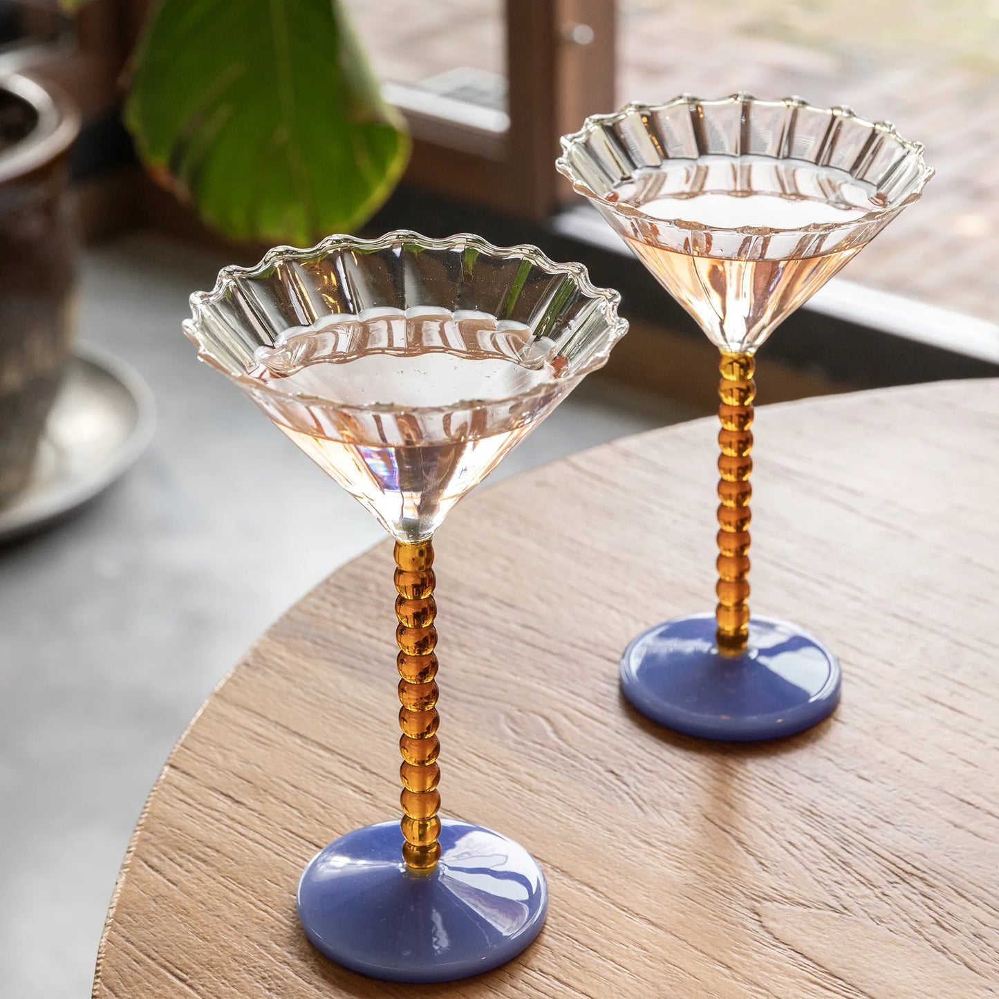 Coupeglas Perle Amber 2-pack