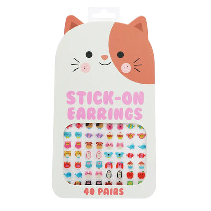 Stick on Earrings Cat