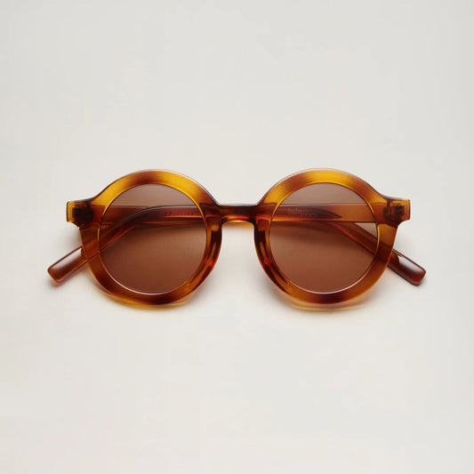 BabyMocs Solglasögon, Barn Runda Amber