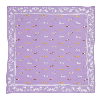 Scarf - Mauve Dachshund