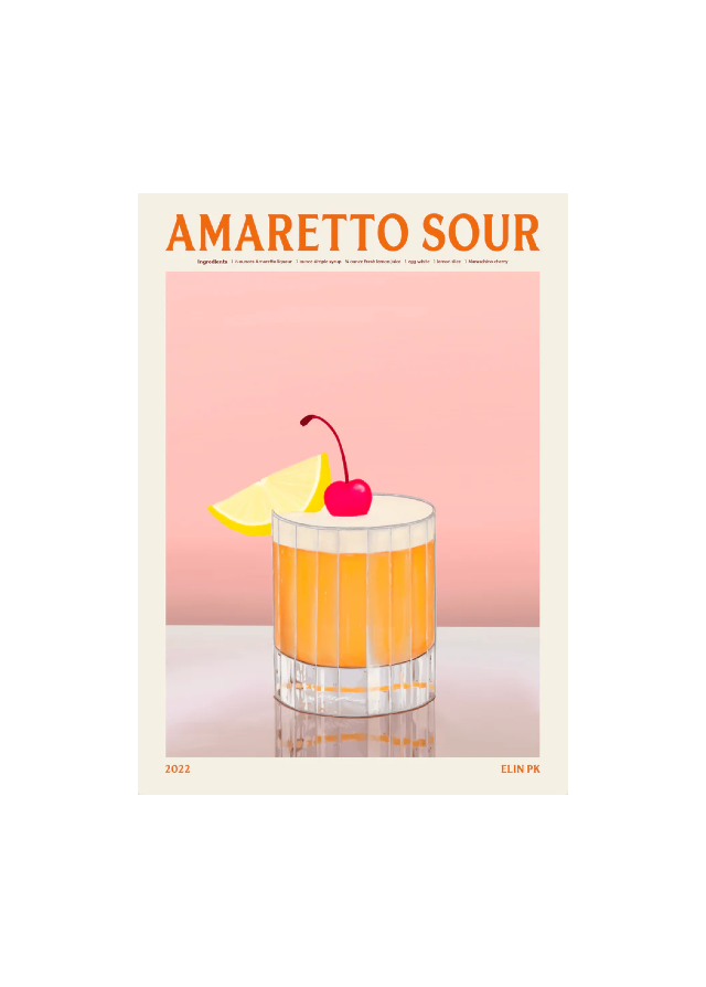 Elin PK Poster - Amaretto Sour